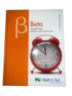 Math U See Alpha Instruction Manual Textbook Multiple Digit Add and subtraction